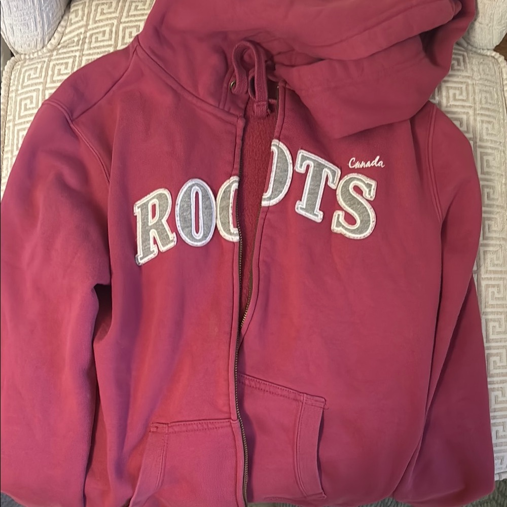 Roots Washed-Out Red Jacket Cozy Comfort